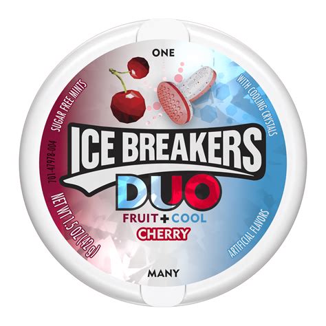 icebreakers ice breakers duos cherry flavored mint  oz walmartcom walmartcom