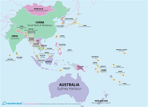 cool map shows  worlds top tourist destinations