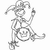 Jester Coloring Pages Pointing Getdrawings Getcolorings sketch template