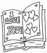 Kleurplaten Valentijn Valentijnsdag Downloaden Liefde sketch template
