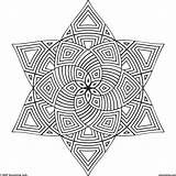 3d Coloring Pages Cool Geometric Getcolorings Color Col Designs sketch template