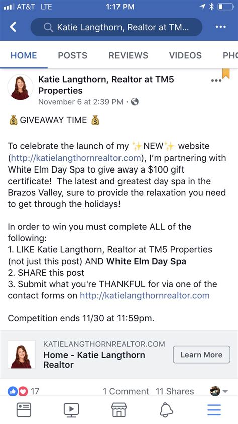 spa gift certificate giveaway  white elm day spa check