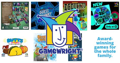 games  gamewright award winning family games