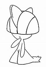Coloring Pages Pokemon Gallade Ralts Printable Color Online Getcolorings sketch template