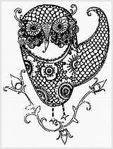 Coloring Pages Adult Printable Owl Print Item sketch template