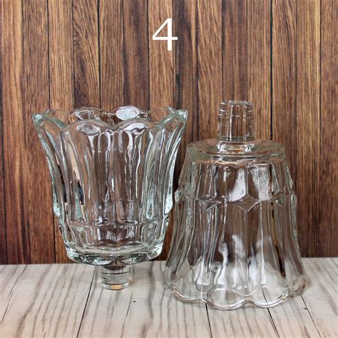Vintage Clear Glass Votive Cups Pairs You Choose Patterned Votive