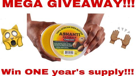 giveaway win  years supply  ashanti naturals