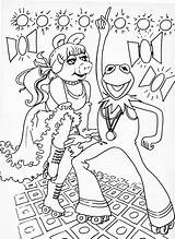 Muppets Muppet Kermit Piggy Frog Colouring Imagixs Dentistmitcham sketch template