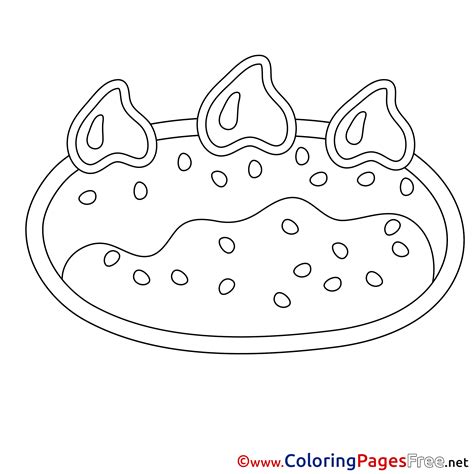 pastry coloring pages png  file