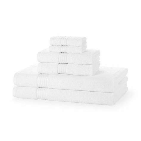 6 piece 700gsm towel bale 2 face cloths 2 hand towels 2 bath sheets