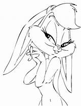 Bunny Lola Coloring Pages Looney Tunes Cartoon Bugs Drawings Kids Cartoons Drawing Sketches Baby Adult Para Choose Board Jam Space sketch template