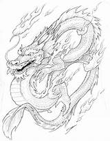 Dragon Chinese Coloring Pages Drawing Printable Dragons Kids Drawings Pencil Year Colouring Asian Head Adult Adults Clipart Deviantart Bestcoloringpagesforkids Print sketch template