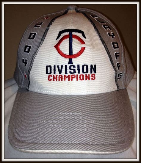 minnesota twins  division champions cap hat  twins enterprise