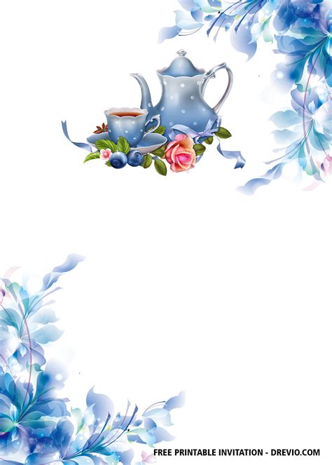 tea party templates   printable templates