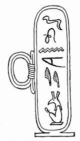 Cartouche Egypt Maat Ancient Color Ma Writing Coloring Choose Board sketch template