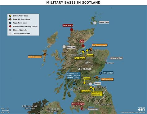 uk military bases map