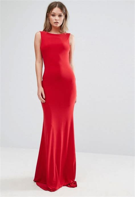 rode jurk met lage rug rode jurk gala jurken jurken