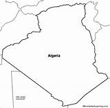 Algeria Map Outline Enchantedlearning Africa Outlinemap sketch template