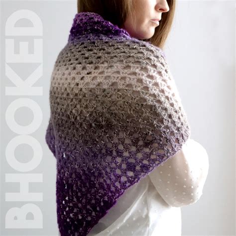 skein crochet shawl  bhooked