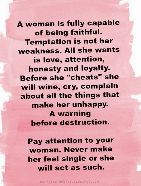 Pay Attention To Your Woman Never Make Her Feel Single Or