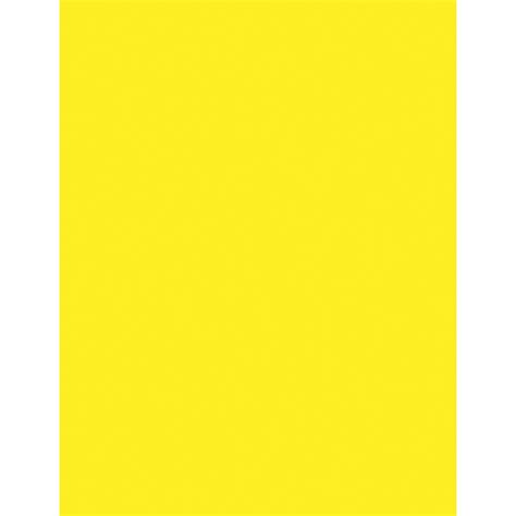 pacon colored bond paper  lb    neon yellow  sheets