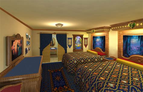 beds   room  blue carpeting  curtains   windowsills