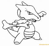 Pokemon Marowak Pages Coloring Drawings Color Mega Coloringpagesonly sketch template