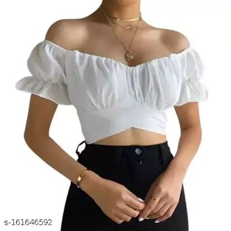 casual sexy tank top off shoulder crop tops hot blouses