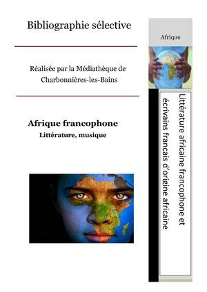 calameo litterature africaine francophone