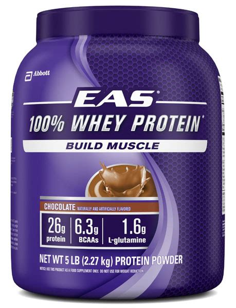 eas pure 100 whey protein powder supplement review