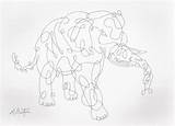 Drawing Line Contour Continuous Mick Famous Define Definition Dali Burton Drawings Getdrawings Elephant sketch template