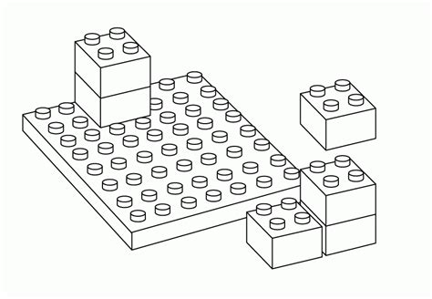 lego pieces coloring pages coloring home