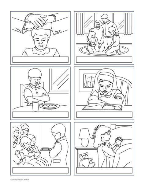 coloring pages lds prayer ferrisquinlanjamal
