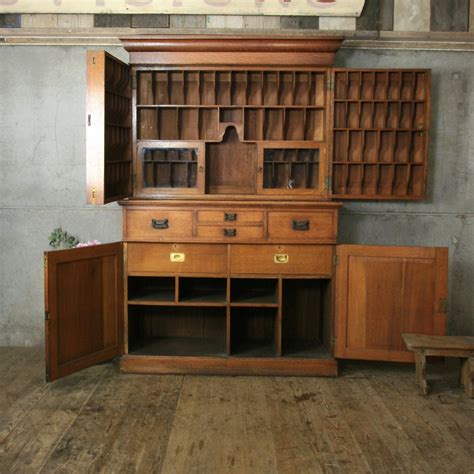 vintage oak apothecary cabinet mustard vintage