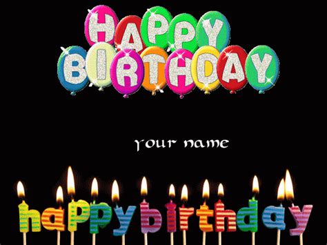 write   gif photo happy birthday wishes namegifcom