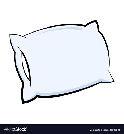 Pillow Icon In Cartoon Style Royalty Free Vector Image