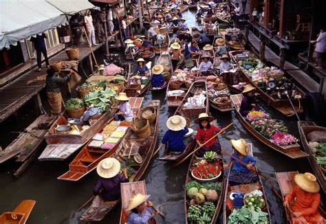 bangkoks floating markets  markets   occasions