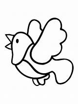 Pigeon Coloring Pages Cartoon Kids sketch template