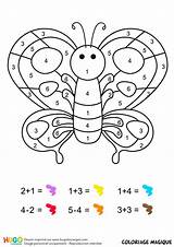 Magique Papillon Calcul Multicolore Insectes Hugolescargot Matematik Activités Escargot Ce1 sketch template
