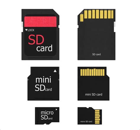 sd card mini sd card micro sd card