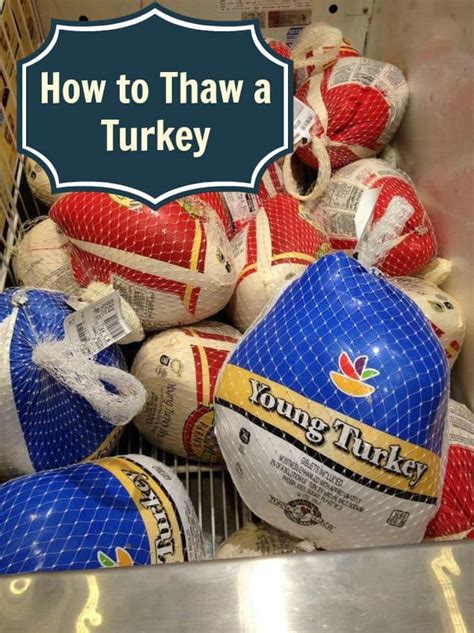 how to thaw a turkey