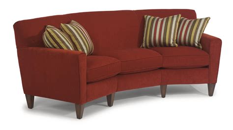 flexsteel digby   contemporary conversation sofa furniture