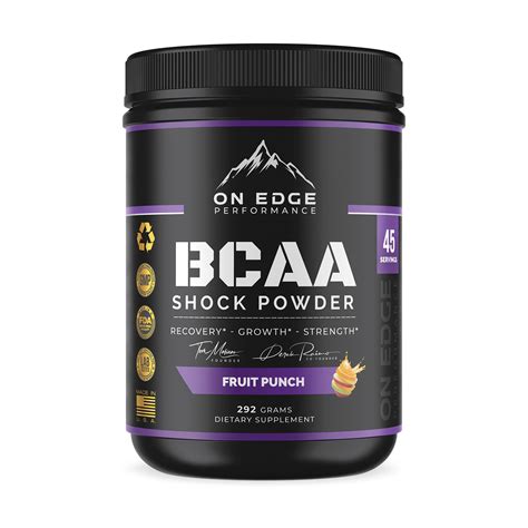 bcaa shock powder fruit punch  edge performance