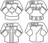 Coloring Pages Hockey Canada Team Chicago Skyline Colouring Printable Unifrom Nhl Uniforms Maple Leafs Blackhawks Color Getdrawings Countries Players Visit sketch template