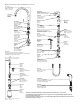 delta  series single lever waterfall kitchen faucet installation guide