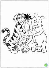 Coloring Winnie Disney Pooh Pages Dinokids Tigger Alphabet Close Printable Kids sketch template