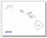 Hawaii Map Islands Hawaiian Printable County Outline Labeled Names Maps State Cities Printablee Waterproofpaper sketch template