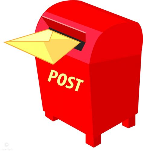 Post Box Letter Box Mail Box Png Download 1390 1472