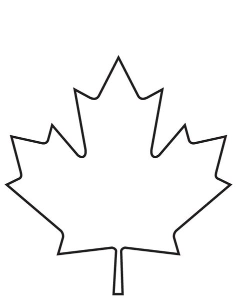 maple leaf coloring page   maple leaf coloring page