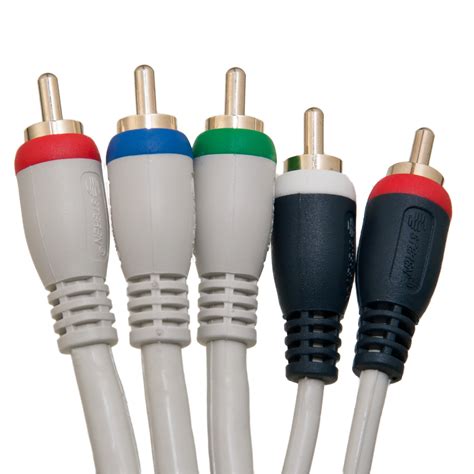 ft high quality component video audio cable rca male